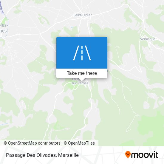 Passage Des Olivades map