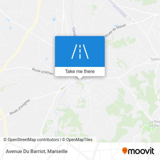 Avenue Du Barriot map