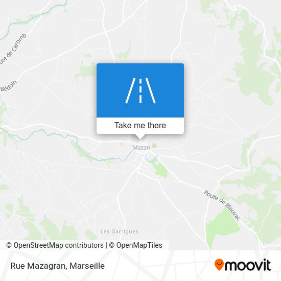 Rue Mazagran map