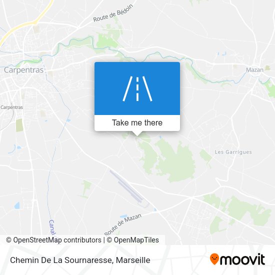 Chemin De La Sournaresse map