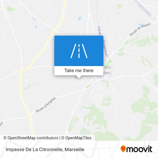 Impasse De La Citronnelle map