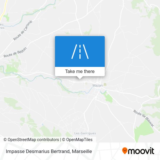 Impasse Desmarius Bertrand map