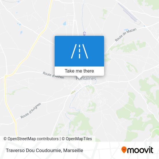 Traverso Dou Coudoumie map