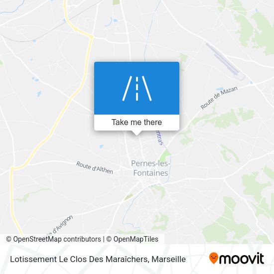 Lotissement Le Clos Des Maraîchers map