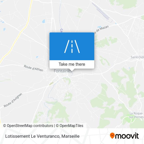 Lotissement Le Venturanco map