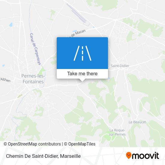 Chemin De Saint-Didier map