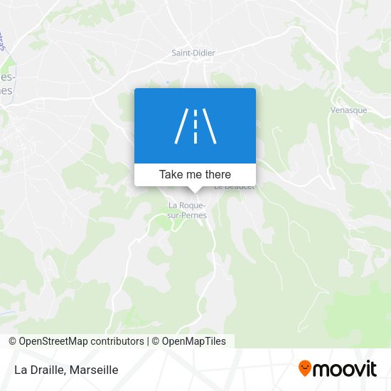 La Draille map