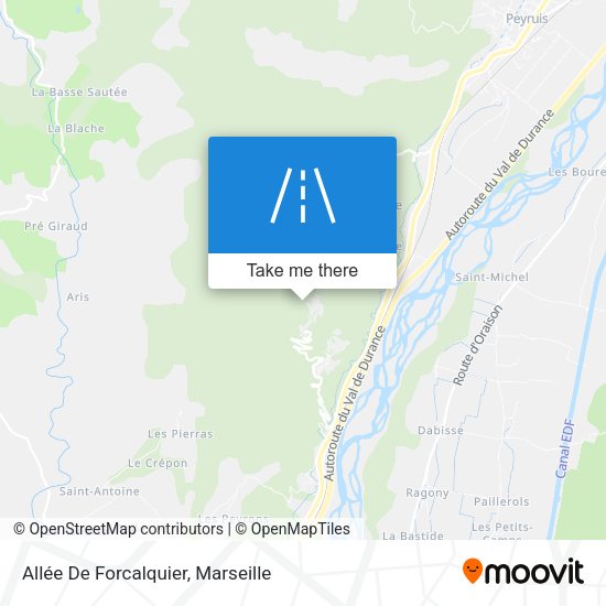Allée De Forcalquier map