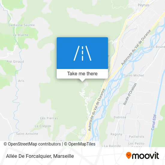 Allée De Forcalquier map