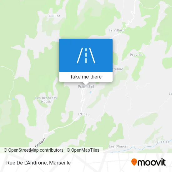 Rue De L'Androne map