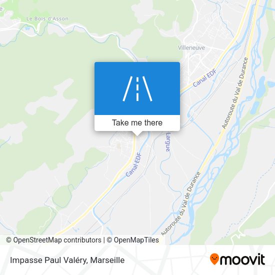 Impasse Paul Valéry map