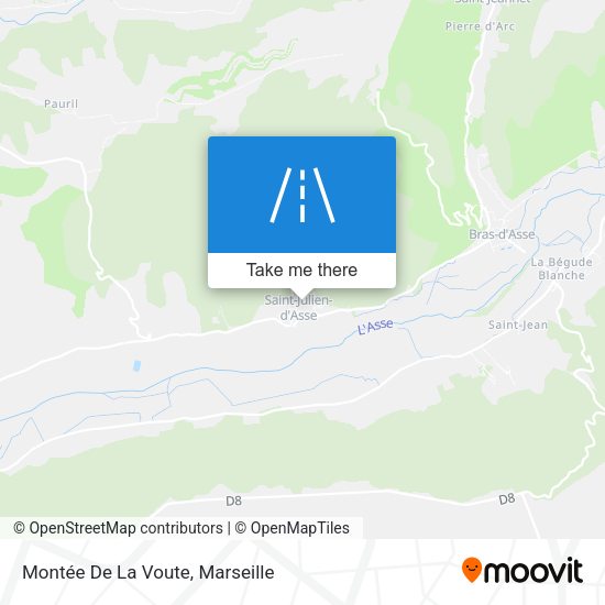 Montée De La Voute map
