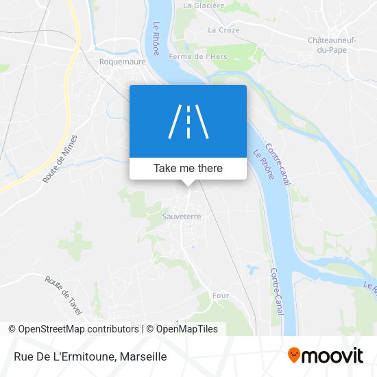 Rue De L'Ermitoune map
