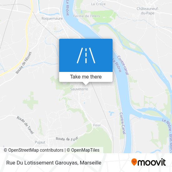 Rue Du Lotissement Garouyas map
