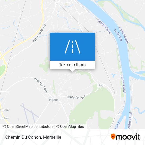 Chemin Du Canon map