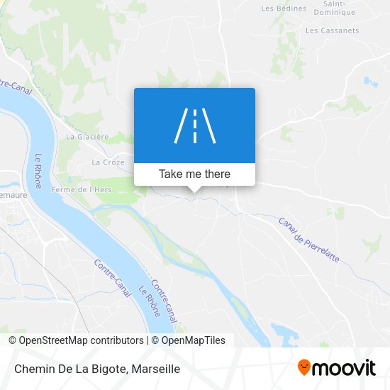 Chemin De La Bigote map