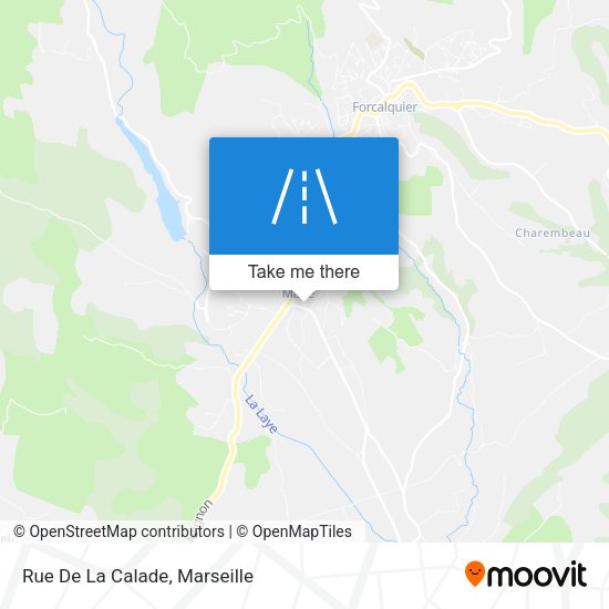Rue De La Calade map