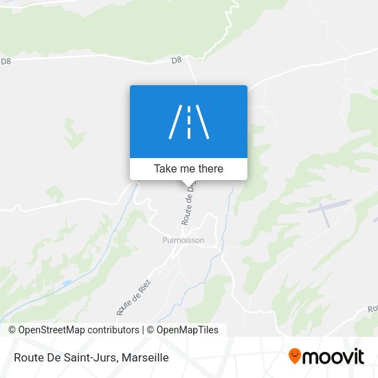 Route De Saint-Jurs map