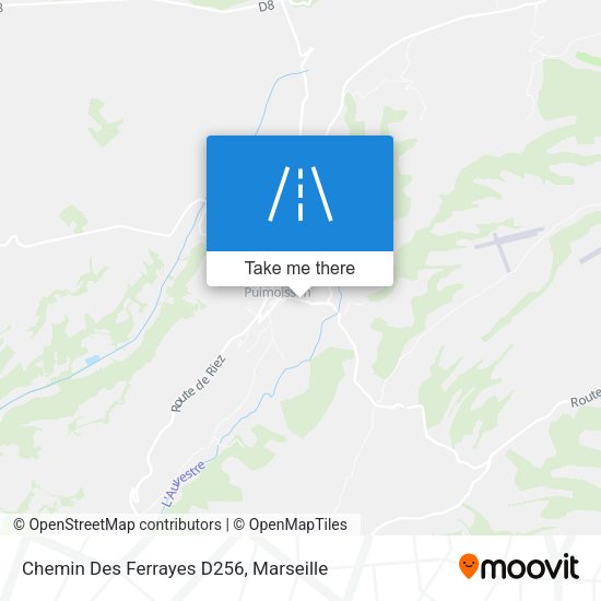Chemin Des Ferrayes D256 map