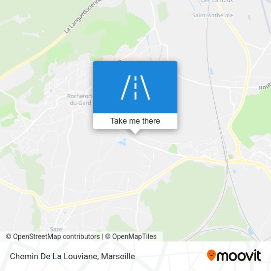 Chemin De La Louviane map