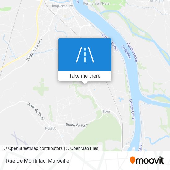Rue De Montillac map