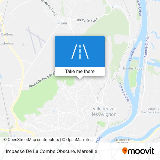 Impasse De La Combe Obscure map