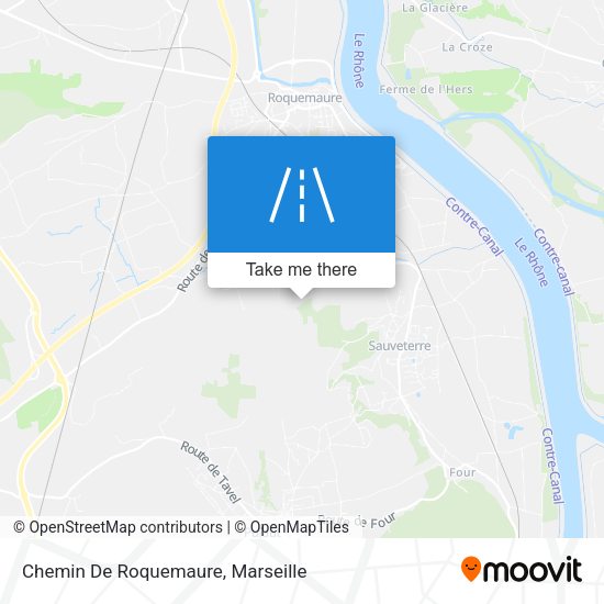 Chemin De Roquemaure map