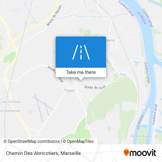 Chemin Des Abricotiers map