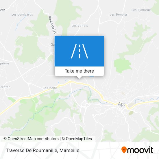 Traverse De Roumanille map