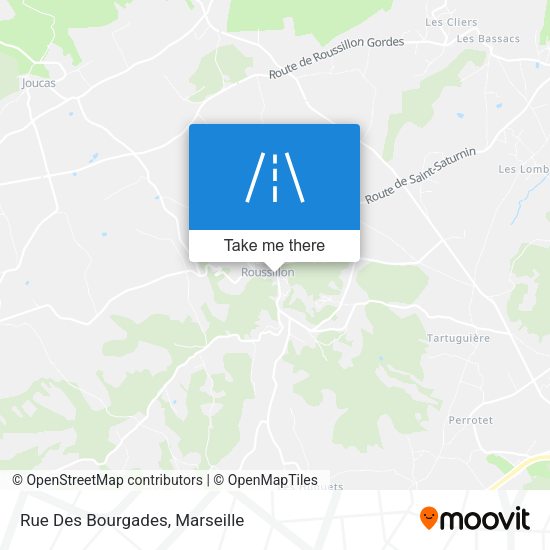 Rue Des Bourgades map