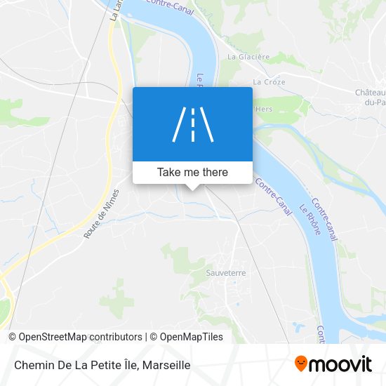 Chemin De La Petite Île map