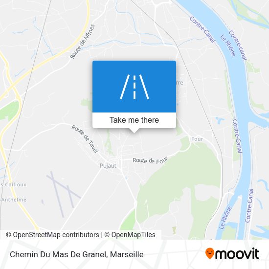Chemin Du Mas De Granel map