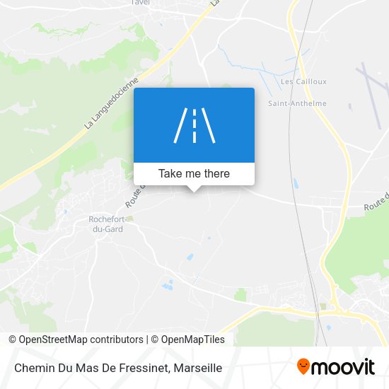 Chemin Du Mas De Fressinet map