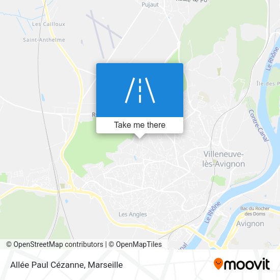 Allée Paul Cézanne map