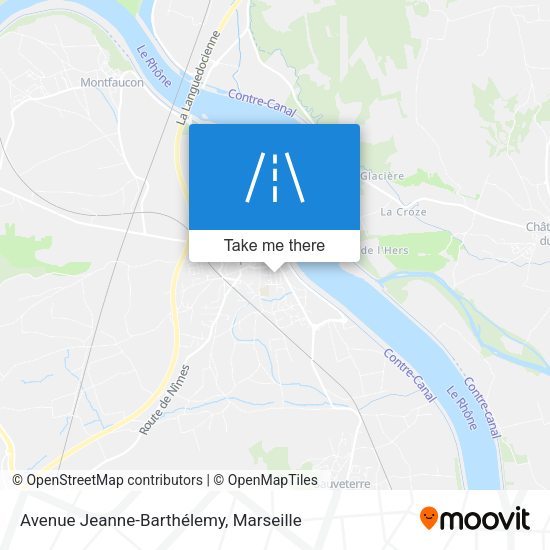 Avenue Jeanne-Barthélemy map
