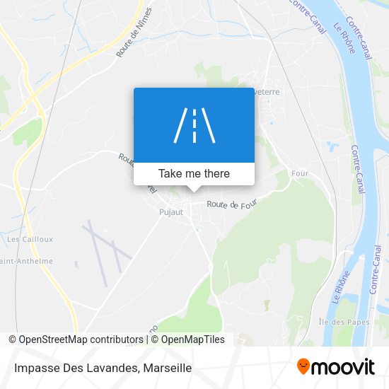 Impasse Des Lavandes map