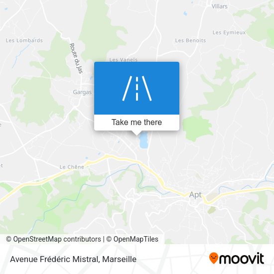 Avenue Frédéric Mistral map