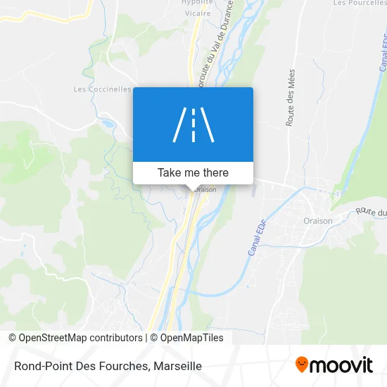 Rond-Point Des Fourches map