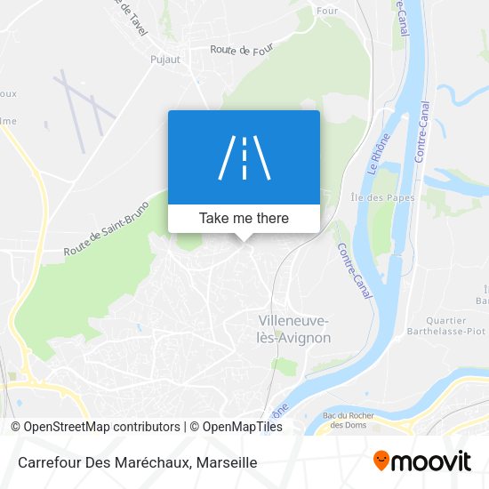 Carrefour Des Maréchaux map