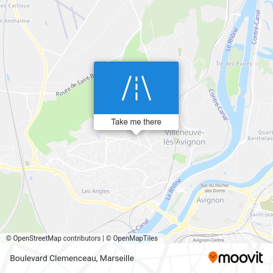 Boulevard Clemenceau map