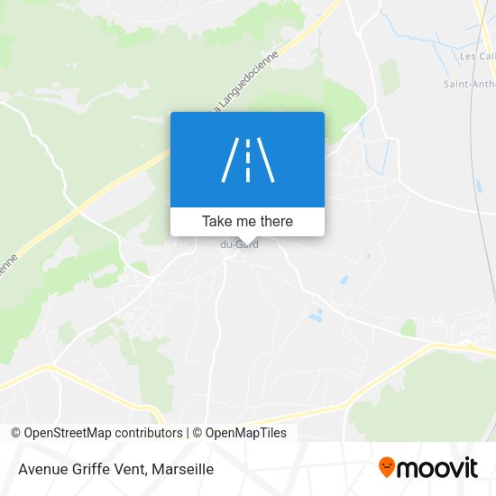 Avenue Griffe Vent map