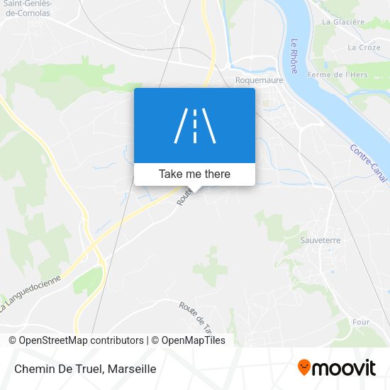 Chemin De Truel map