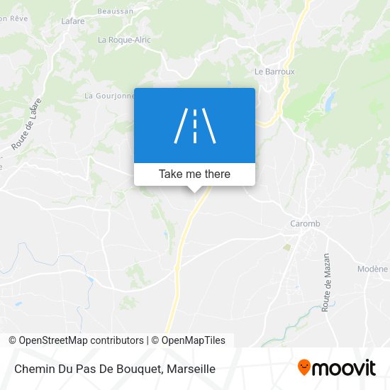 Chemin Du Pas De Bouquet map