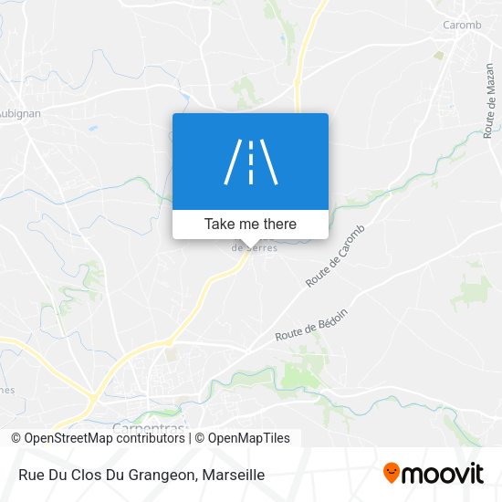 Rue Du Clos Du Grangeon map