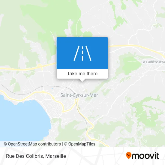 Rue Des Colibris map