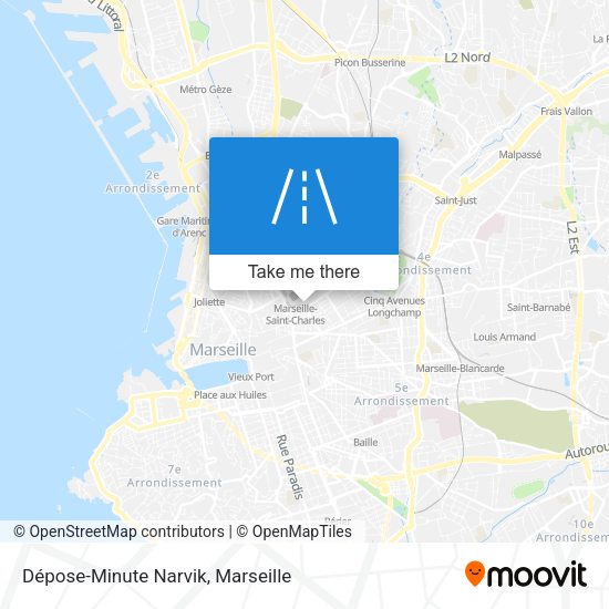 Dépose-Minute Narvik map