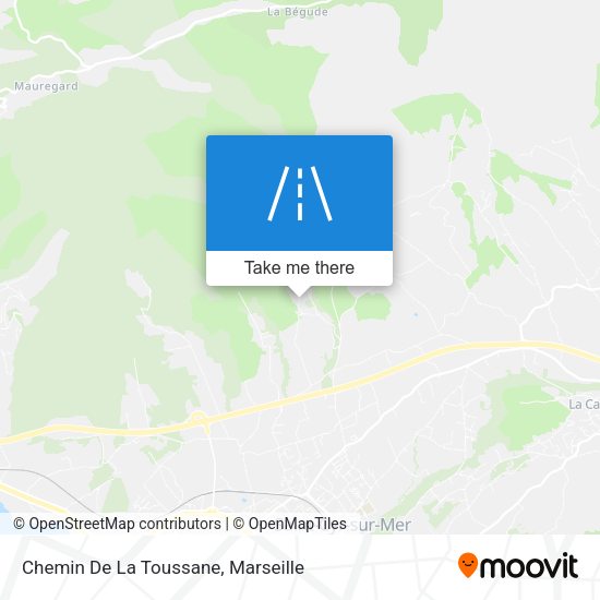 Chemin De La Toussane map