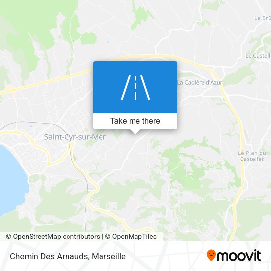 Chemin Des Arnauds map