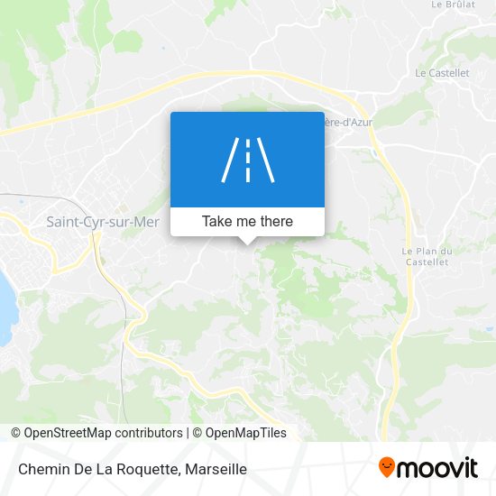 Chemin De La Roquette map