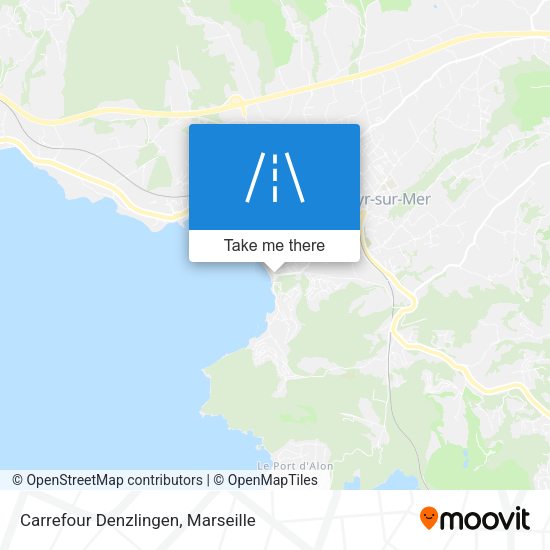 Carrefour Denzlingen map